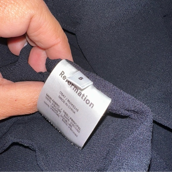 Reformation Esther Dress Black - Picture 7 of 7